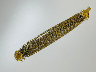 Trifari Multi Strand Bracelet Devil's Details